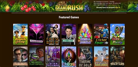 grand rush casino free spins.